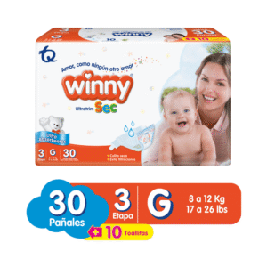 PAÑAL WINNY SEC 3*30 +PAÑITOS