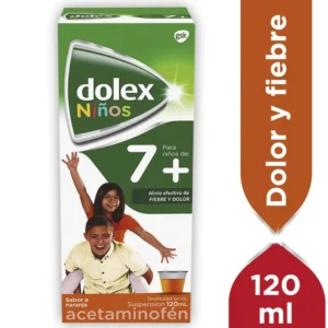 DOLEX JARABE NINOS 120 ML 7+