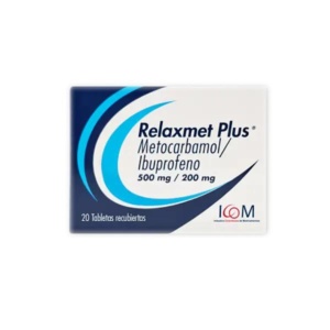 RELAXMET PLUS 20 TBS ICOM(METOCARBAMOL + IBUPROFENO)