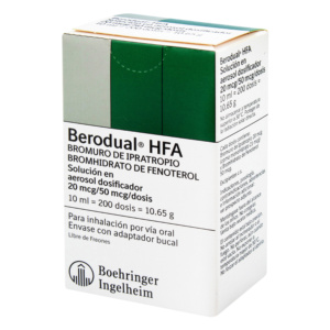 BERODUAL HFA AEROSO.10ML(P)30000(SC)(SF)