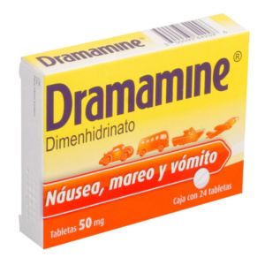 DRAMAMINE 50 MG 24 TABLETAS