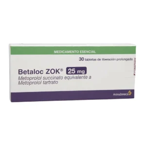 BETALOC ZOK 25 MG 30 TBS(P)9263(SC)(SF)
