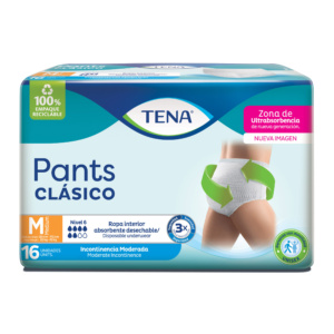 TENA PANTS CLASICO MEDIUM  16 UND