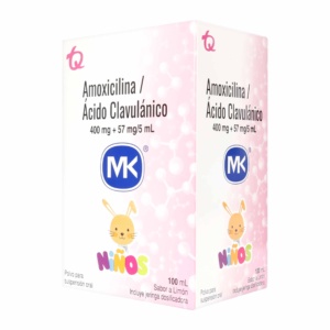 AMOXICILINA 400MG ACIDO CLAVU.57MG 100ML