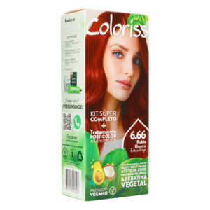 COLORIS KIT 666 RUBIO OSCURO.EXT.ROJ.