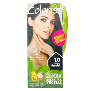COLORIS KIT 10 NEGRO NATUR+TRAT 30GR