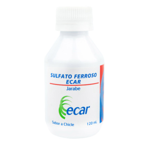 SULFATO FERROSO CHICLE JARABE 120 ML EC