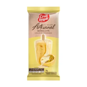HELADO ARTESANAL MARACUYA 70GR X 25UND