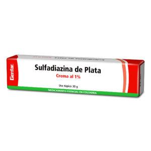 SULFADIAZINA DE PLATA 30 GR GF