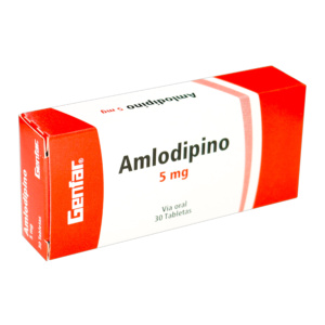 AMLODIPINO 5 MG  30 TBS GF