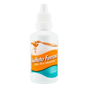 SULFATO FERROSO GOTAS 125 MG/ML LP