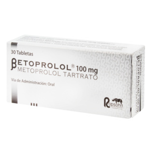 BETOPROLOL 100 MG 30 TABLETAS(M)24360