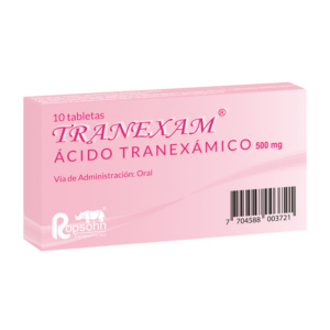TRANEXAM 500 MG 10 TABLETAS