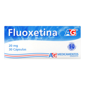 FLUOXETINA 20 MG 30 CAPSULAS AG
