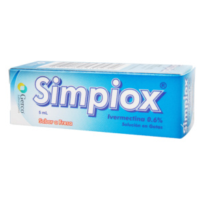 SIMPIOX 0.6%  IVERMECTINA GOTAS 5 ML