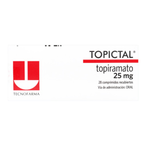 TOPICTAL 25 MG 28 TABLETAS (P)13762(SC)