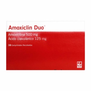 AMOXICLIN DUO 500MG/125MG 16 TBS REC