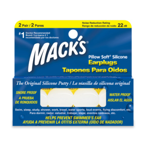 TAPONES PARA OIDO SILICO.TRANSPA.2 PARES