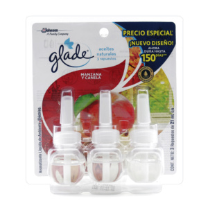 AMBIENTADOR GLADE 3 REP.ACEITE P.E