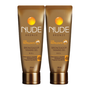 BRONC.NUDE BRONZE GEL SPF 4 120ML 2X P.E