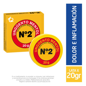 UNGUENTO MENTOL # 2 20 GR