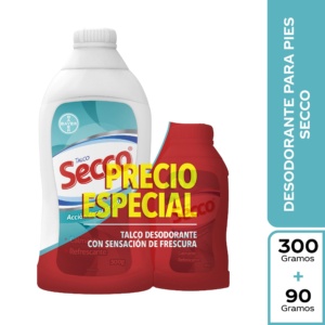 TALCO SECCO 300 GR+90 GR P.E