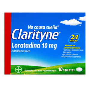 CLARITYNE 10 MG 10 TABLETAS