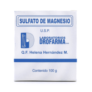 SULFATO DE MAGNESIO 100 GR DROFARMA