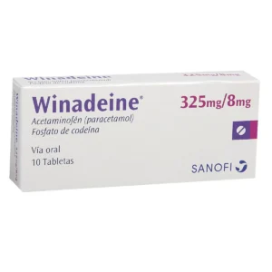 WINADEINE 325/8 MG 10 TABLETAS