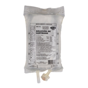 SOLUCION LACTATO RINGER 500ML QUIBI BOLS